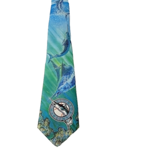Vintage Florida Marlins Original Ralph Neck Tie, MLB